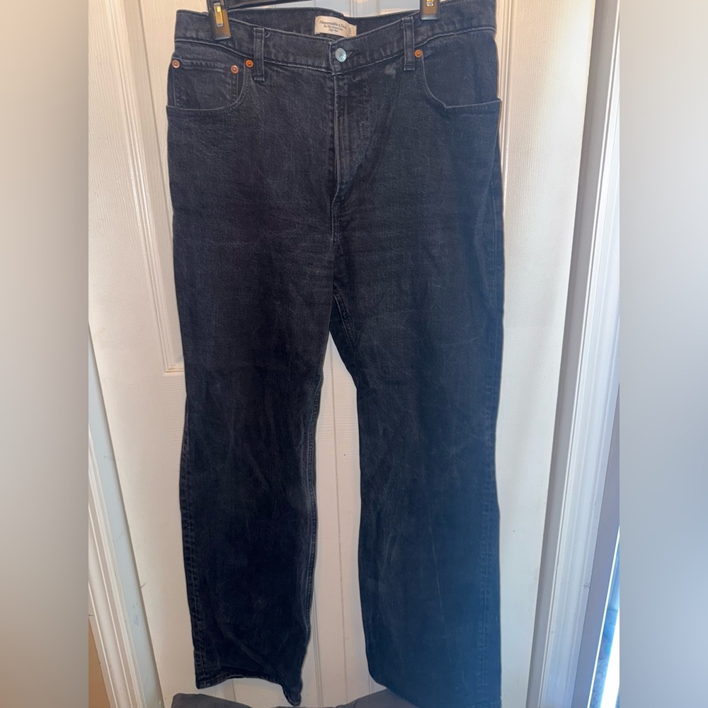 Abercrombie & Fitch High Rise Black Jeans